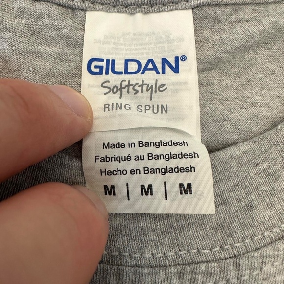 NWT Atlanta Braves Shirt Mens M Athletic Grey Fanatics MLB Baseball 2021 World S - Picture 4 of 6